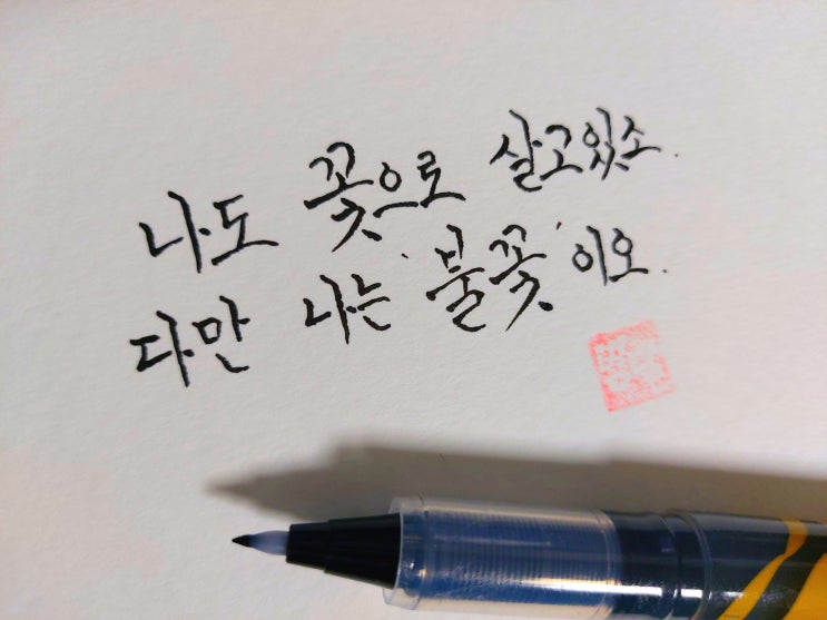  드라마 미스터 선샤인 명대사(김태리 Ver.) 손글씨 모음