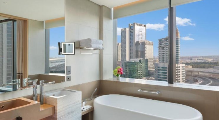  세계에서 가장 높은 인피니티풀. Address Beach Resort 두바이