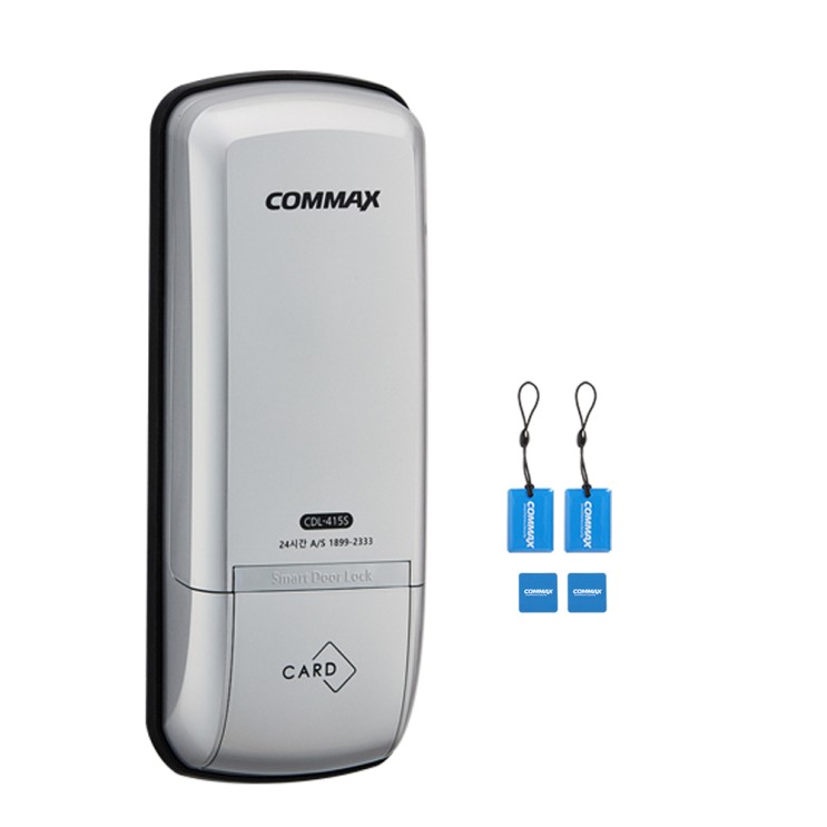 인지도 있는 COMMAX 카드키형 도어록 보조키, CDL-415S(실버) ···