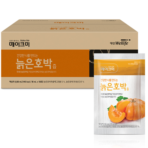 당신만 모르는 메이크미 늙은호박즙, 90ml, 100개 ···