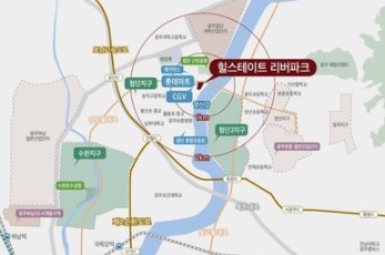  광주 첨단 쌍암동 힐스테이트 야간에 더 예쁜 아파트!