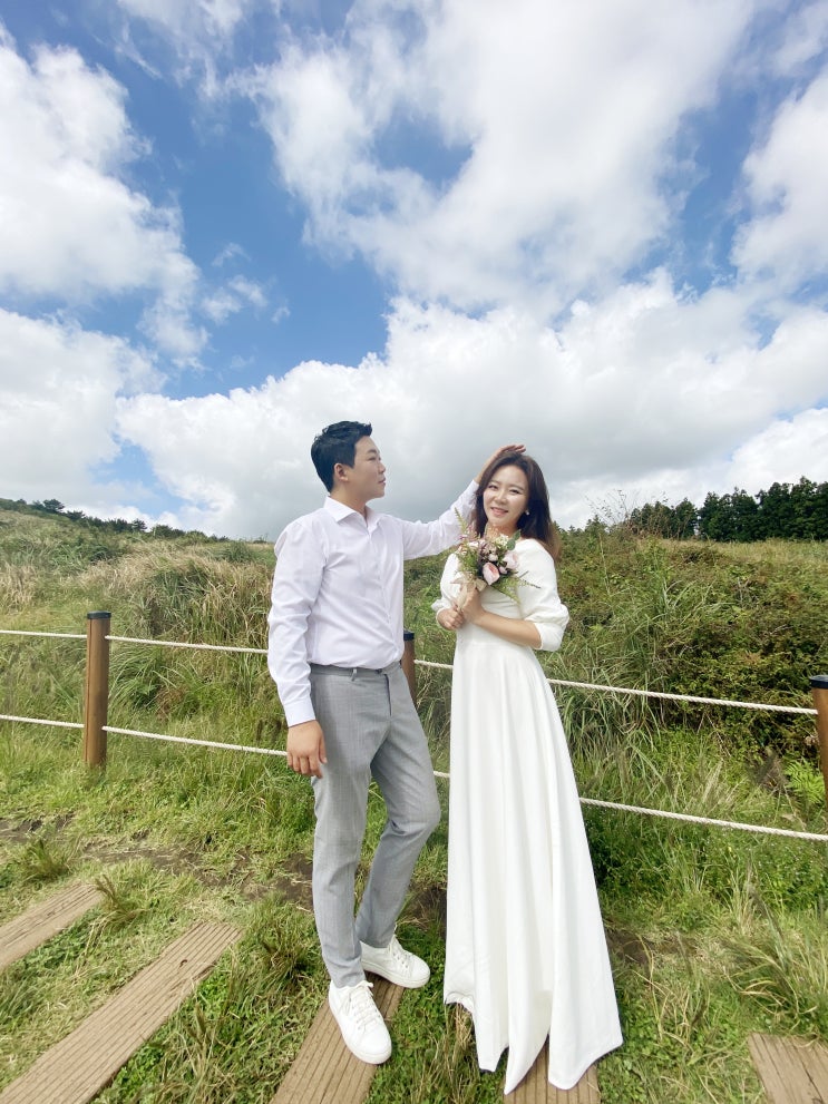  셀프웨딩촬영 제주도 웨딩 촬영 첫번째 백약이오름