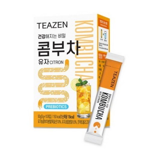 인기 많은 티젠 콤부차 유자, 5g, 20개 ··· 인기 많은 티젠 콤부차 유자, 5g, 20개 ···