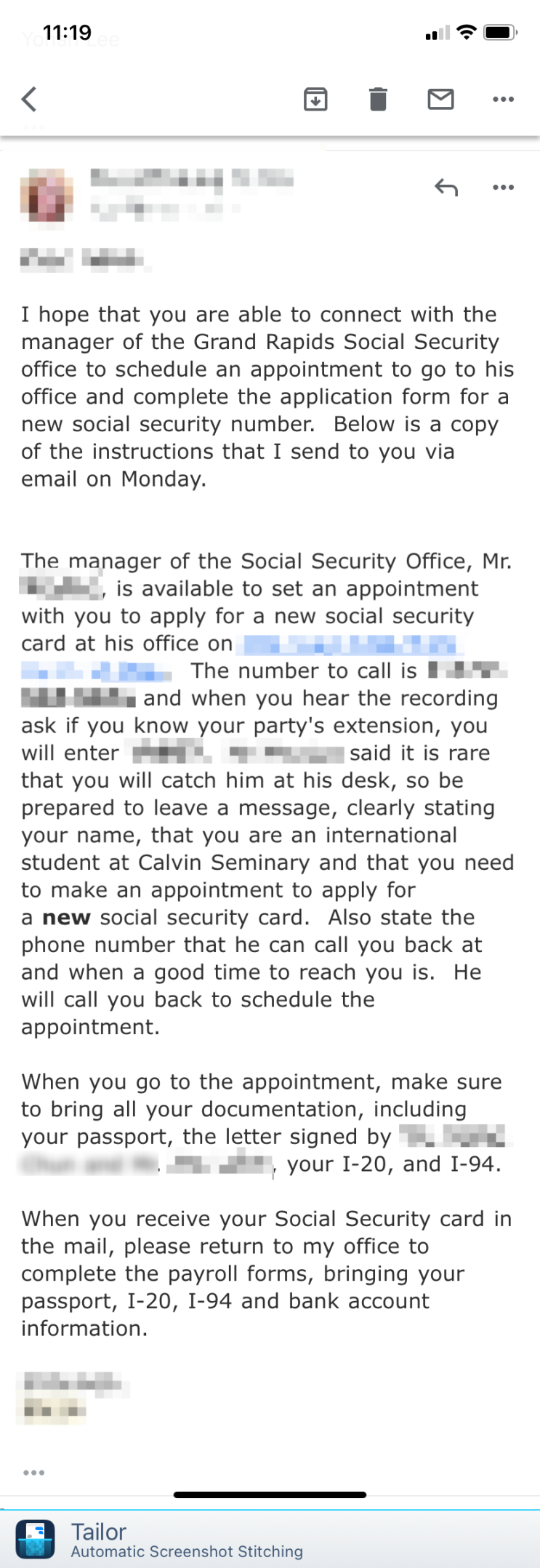 SSN - Social Security Number 발급받기 SSN - Social Security Number 발급받기