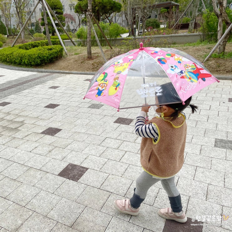 아기우산 사이즈 유아 투명우산 40, 47이 적절해요