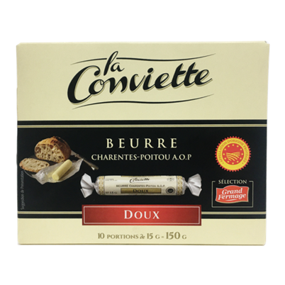 인기있는 (당일발송)LA CONVIETTE 라꽁비에뜨 버터 무염 150g (15g X 10개입) 프랑스 명품버터 에르메스버터 좋아요 인기있는 (당일발송)LA CONVIETTE 라꽁비에뜨 버터 무염 150g (15g X 10개입) 프랑스 명품버터 에르메스버터 좋아요