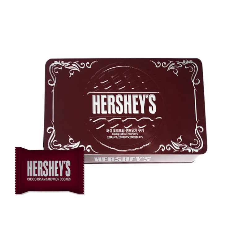 후기가 좋은 허쉬 초코크림 샌드위치 쿠키 틴케이스, 300g, 1개 좋아요 후기가 좋은 허쉬 초코크림 샌드위치 쿠키 틴케이스, 300g, 1개 좋아요