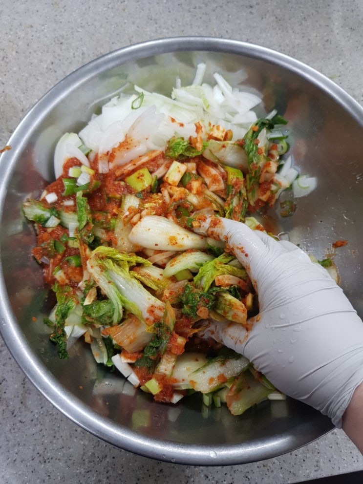  봄이 됐으면! 안매운 얼갈이 김치