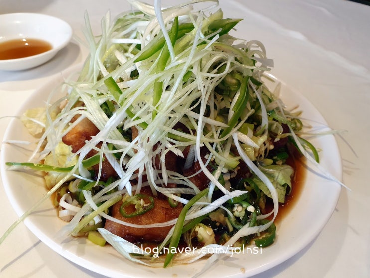  신사역 회식 잠원동 맛집 공리 신사점 유린기 꿀맛