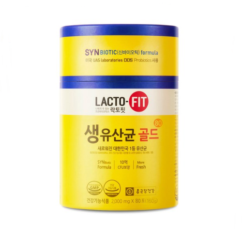 구매평 좋은 종근당건강 락토핏 생유산균 골드 80포, 160g, 5개 추천합니다