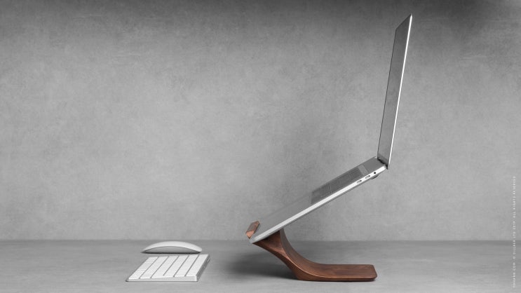 사고 싶어졌다 Crafting wooden Macbook stand Yohann Wood