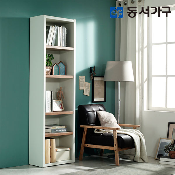잘팔리는 동서가구 스토이 600 5단 책장 DF906346, 크림화이트브라운 ··· 잘팔리는 동서가구 스토이 600 5단 책장 DF906346, 크림화이트브라운 ···
