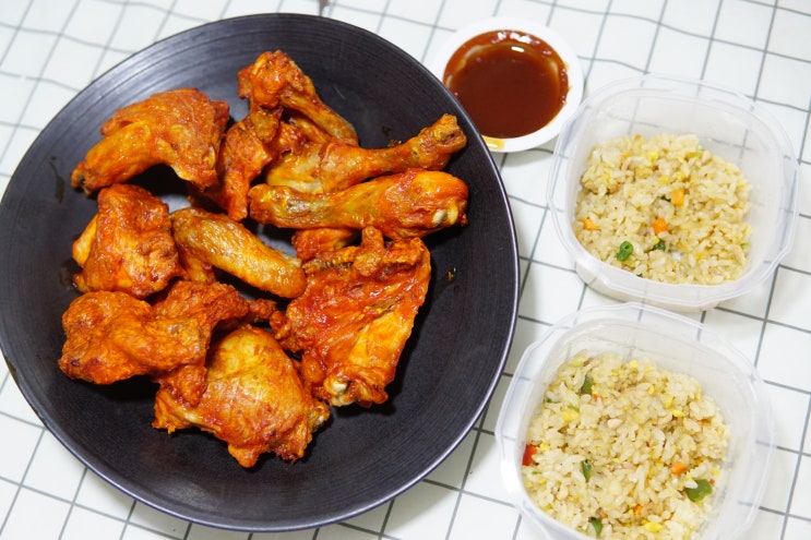  BBQ 극한왕갈비볶음밥/옛날통닭 다이어트 간편식으로 딱이네요