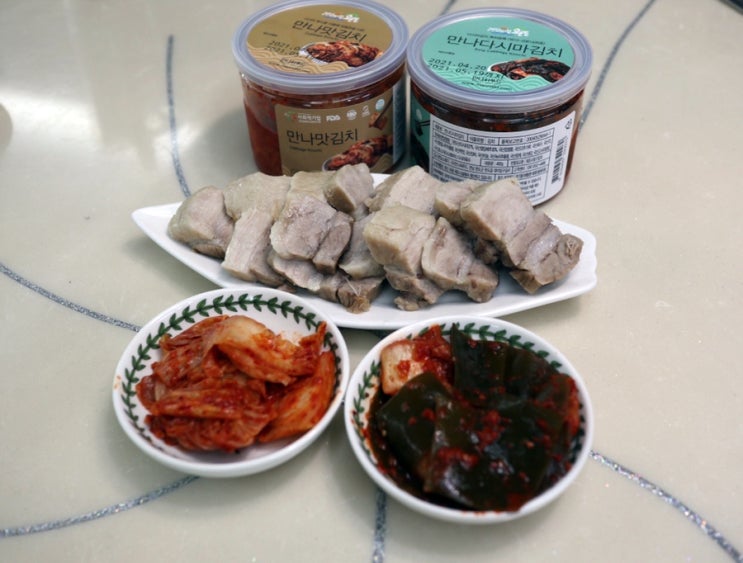  배추김치싼곳 만나씨푸드 다시마김치 맛김치 존맛