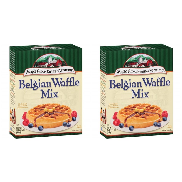 잘팔리는 Maple Grove Farms Belgian Waffle Mix 메이플 그로브 팜스 벨기에 와플 믹스 24oz(681g) 2팩, 1.5 Pound Pack of 2 좋아 잘팔리는 Maple Grove Farms Belgian Waffle Mix 메이플 그로브 팜스 벨기에 와플 믹스 24oz(681g) 2팩, 1.5 Pound Pack of 2 좋아