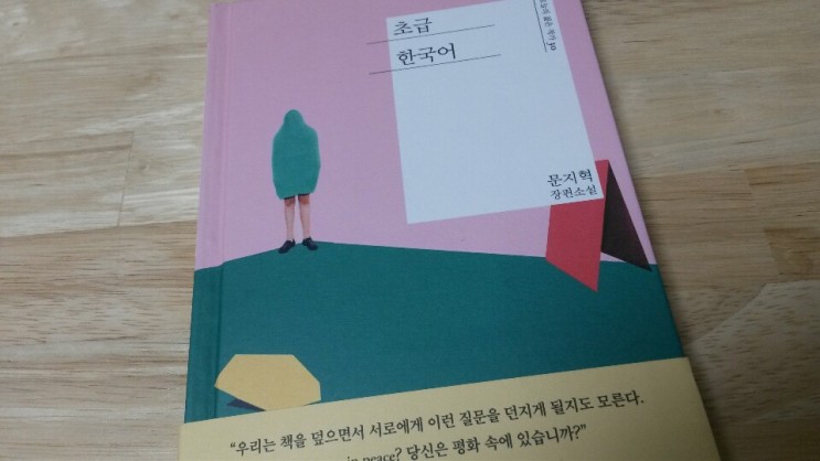 &lt;초급 한국어&gt;-문지혁 저, 한국어 교재 아니고 소설
