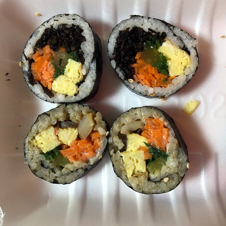  목포 맛집 정성김밥 톳김밥, 전복김밥이 메인이예요