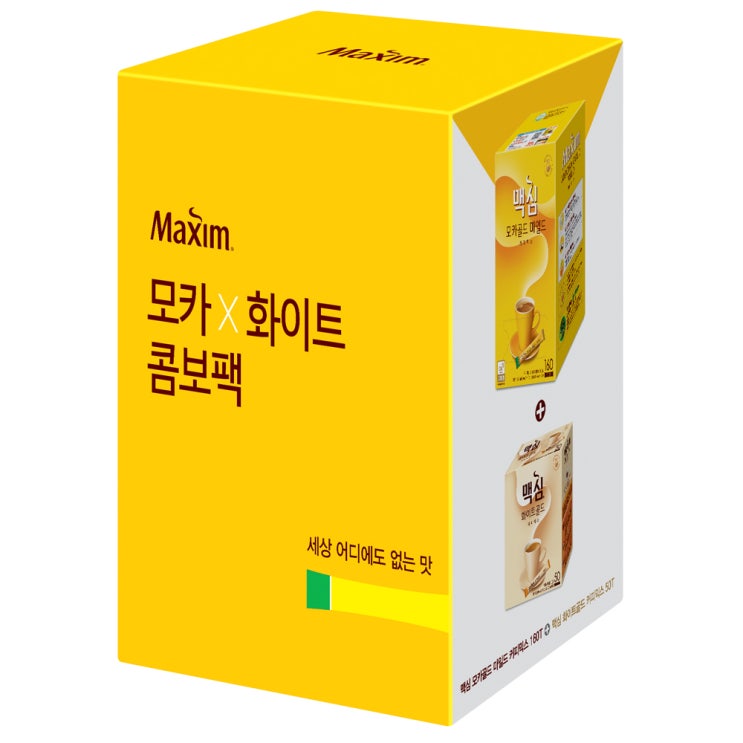 잘나가는 맥심 커피믹스 콤보팩, 모카골드 160p + 화이트골드 50p, 1세트 좋아요