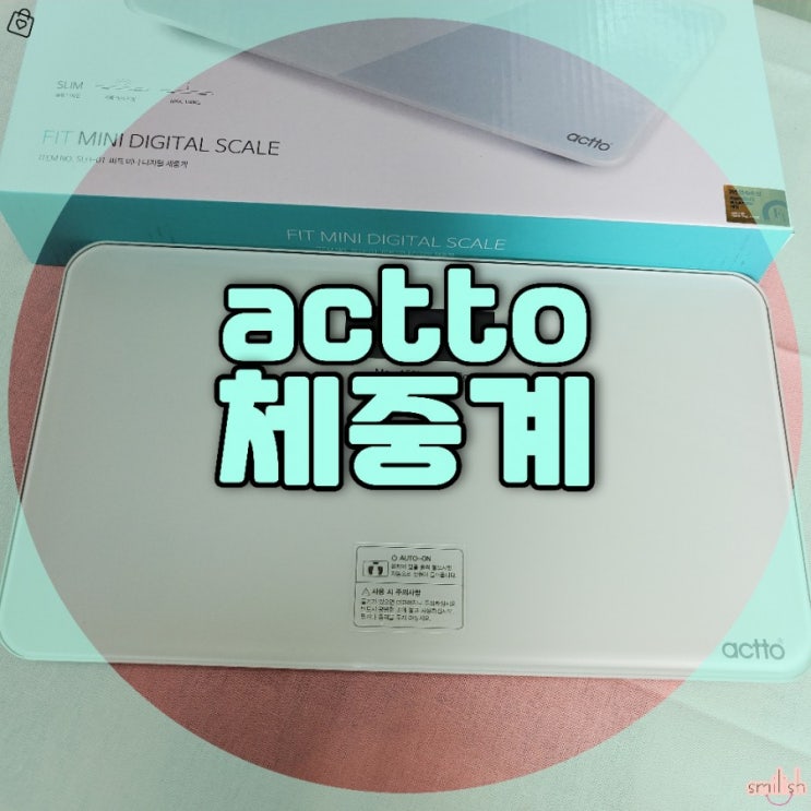  [후기]숫자로 뼈맞기.. 엑토 미니 체중계