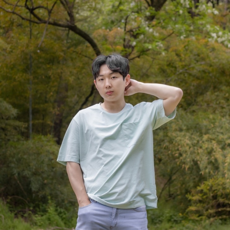  땀 흘려도 몸에 붙지 않는 남자반팔, 안다르 에어리핏 티셔츠
