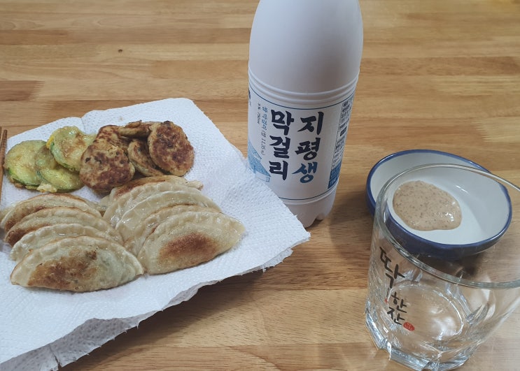  지평주조 지평생막걸리 그냥 탁주 인데 너무 맛있어서 추천해요!