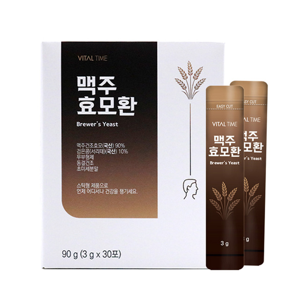가성비 뛰어난 바이탈타임 맥주효모환, 3g, 30개 ··· 가성비 뛰어난 바이탈타임 맥주효모환, 3g, 30개 ···