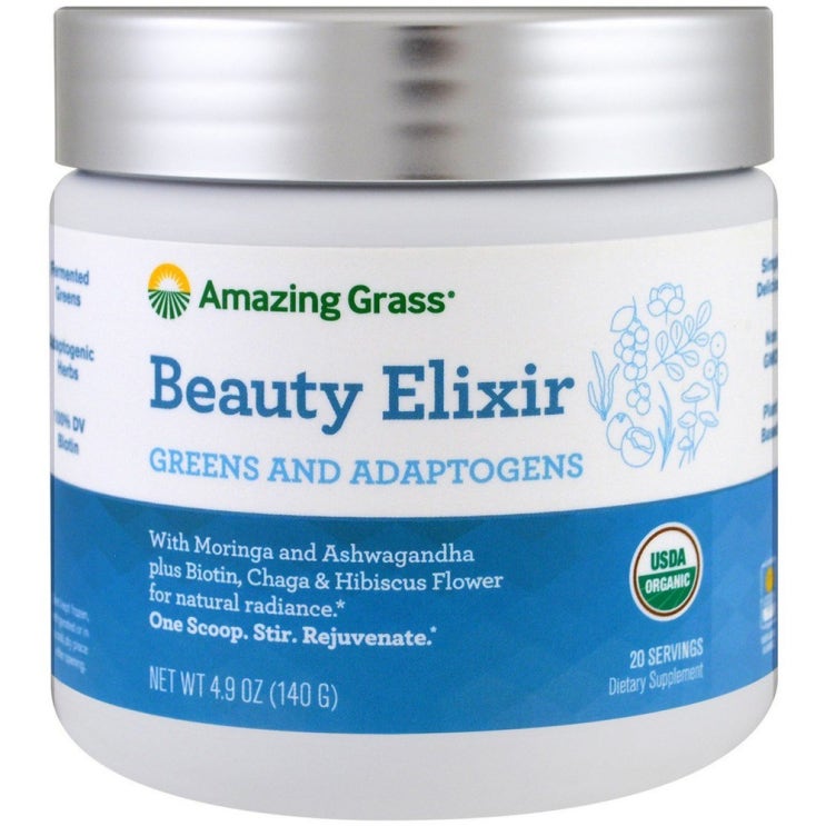 인기 많은 어메이징 그라스 Amazinggrass Beauty Elixir 야채 및 강장제 4.9oz (140g), 상세설명참조 좋아요 인기 많은 어메이징 그라스 Amazinggrass Beauty Elixir 야채 및 강장제 4.9oz (140g), 상세설명참조 좋아요