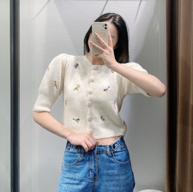 선호도 높은 ZARA 자라 자수 니트 크롭 니트 여성 가디건 미니 봄 가을 트위드 재킷 추천합니다 선호도 높은 ZARA 자라 자수 니트 크롭 니트 여성 가디건 미니 봄 가을 트위드 재킷 추천합니다