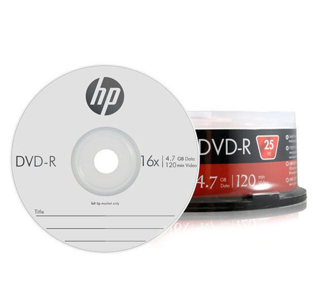구매평 좋은 HP 16X 4.7GB DVD-R 25p + 케익 케이스 추천해요