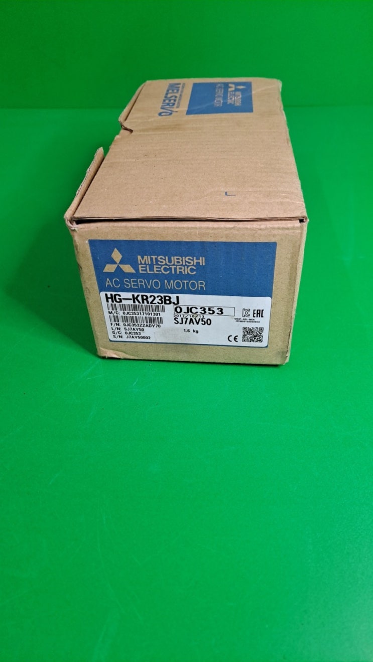 미쯔비시 서보모터 HG-KR23BJ 200W브레이크타입 오일씰옵션 신품(판매)