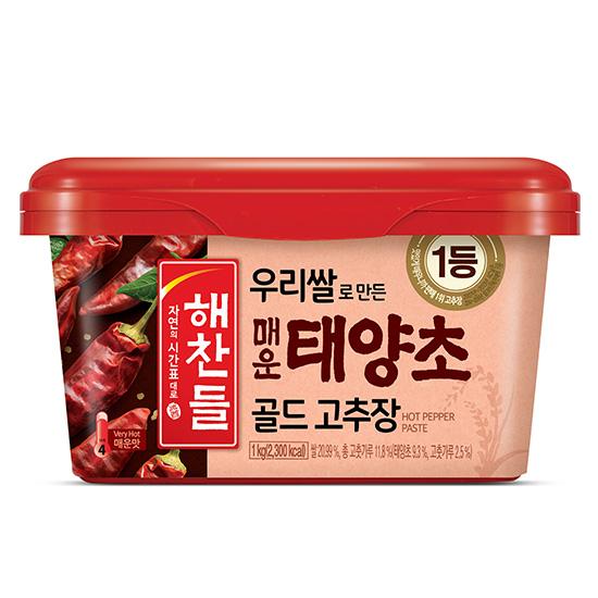 가성비 좋은 해찬들 매운 태양초 골드 고추장 1kg, 단품 추천해요 가성비 좋은 해찬들 매운 태양초 골드 고추장 1kg, 단품 추천해요