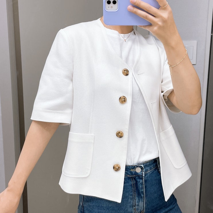 [Apparel] 여름내내 시원하게 입을 수 있는 '마론에디션(marron edition)' 노카라 린넨 트위드 자켓 추천 c(쇼핑, W컨셉, 여름자켓, 린넨자켓, 린넨 블레이저)