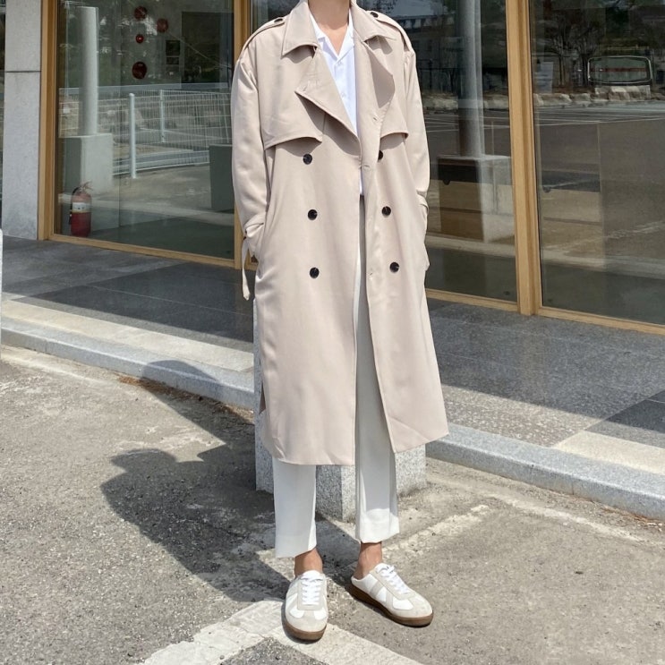 가성비 좋은 롱 오버핏 더블 남자 트렌치코트 ··· 가성비 좋은 롱 오버핏 더블 남자 트렌치코트 ···