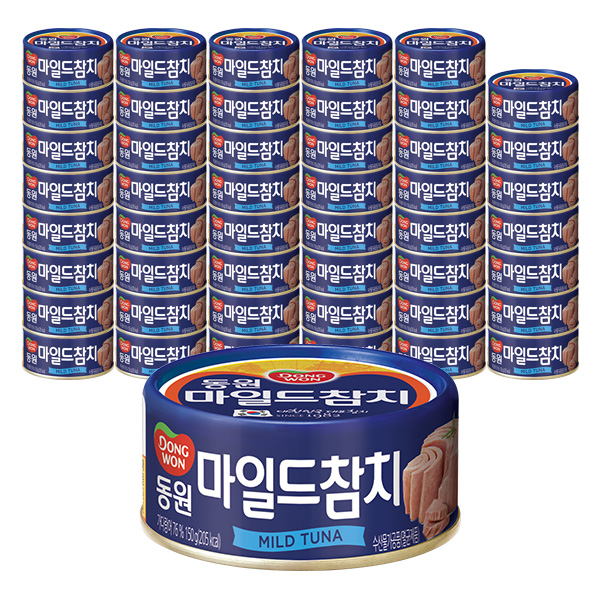 잘팔리는 동원 마일드 참치, 150g, 48개 추천해요