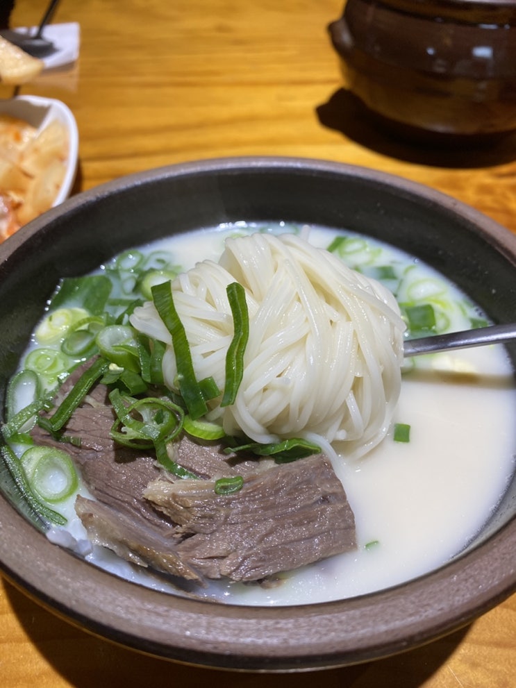 [왕십리 맛집] 일품백송설렁탕 : 한옥에서 맛보는 진한 맛