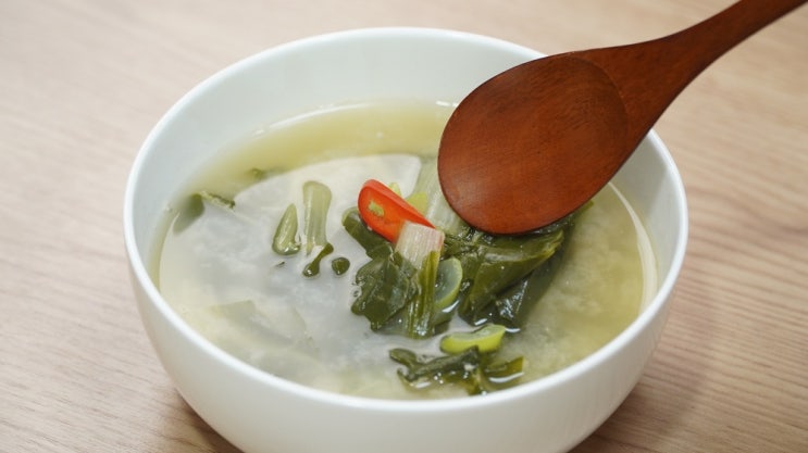  근대된장국 쌀뜨물 넣고 구수하게 근대국끓이는법