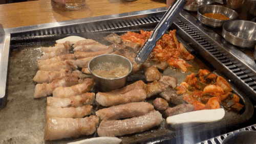  신용산역 맛집) 제주 오겹살,항정살이 맛있는 '제주아방'(순두부찌개는 서비스) #내돈내먹