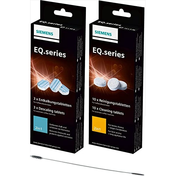 선호도 높은 Siemens Cleaning set: 1 x descaling tablets 00311819 and 1 x cleaning tablets 00311769. 추천해요