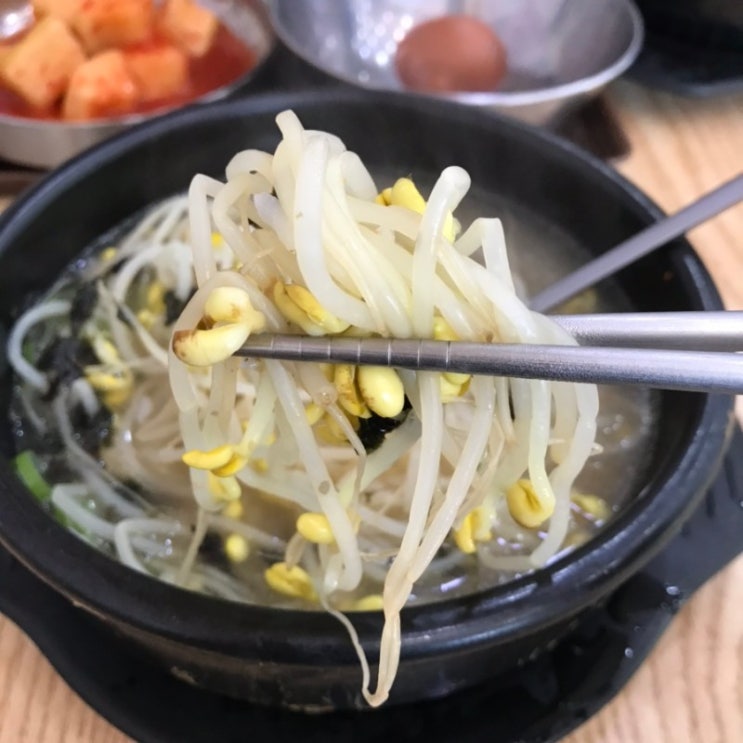 [1년 전 오늘] 가성비갑 오천원해장국 24시전주명가콩나물국밥 쌍용점 / 천안식후감
