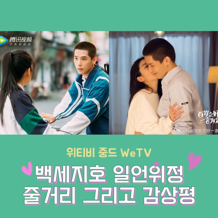  위티비중드 백세지호일언위정 줄거리, 감상평(왕안우, 향함지 주연 학원물 로맨스)