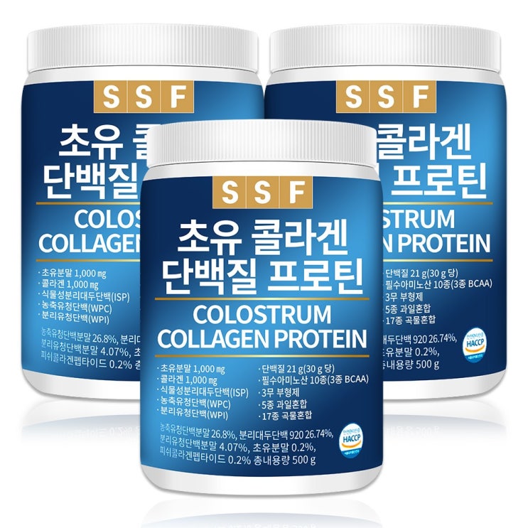선호도 높은 순수식품 초유 콜라겐 단백질 프로틴 쉐이크 3통(1500g) 파우더 분말 가루 보충제, 500g, 3통 ··· 선호도 높은 순수식품 초유 콜라겐 단백질 프로틴 쉐이크 3통(1500g) 파우더 분말 가루 보충제, 500g, 3통 ···