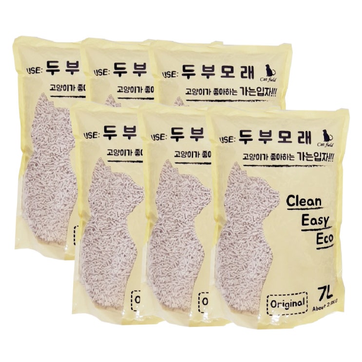많이 팔린 캣필드 고양이 두부모래 가는입자, 7L, 6개 좋아요 많이 팔린 캣필드 고양이 두부모래 가는입자, 7L, 6개 좋아요