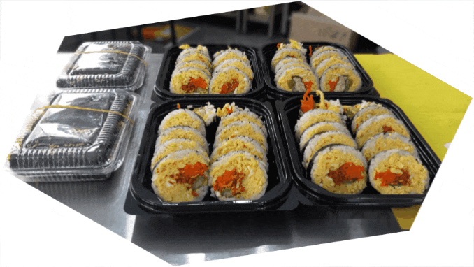  수원대 김밥 지단빠삭 하면 맛오름 봉담점!