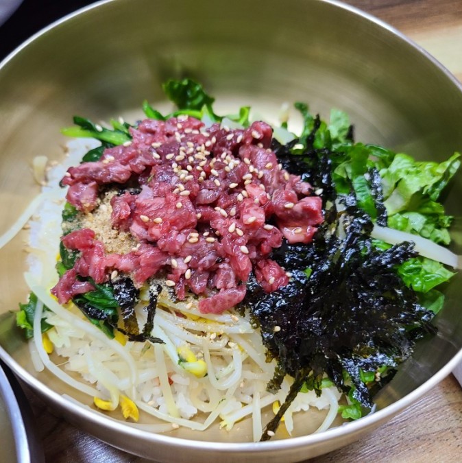  함평 육회비빔밥 맛집 정경복궁 선지국도 맛있어요!