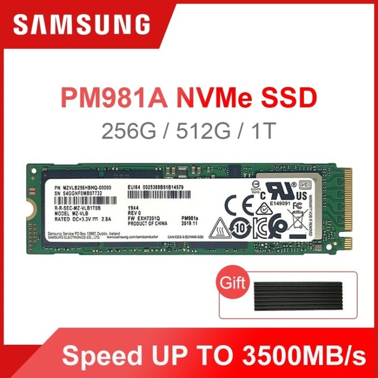 인기 급상승인 SSD M.2 PM981A 256GB 512GB 1TB 내부 솔리드 스테이트 드라이브 추천해요