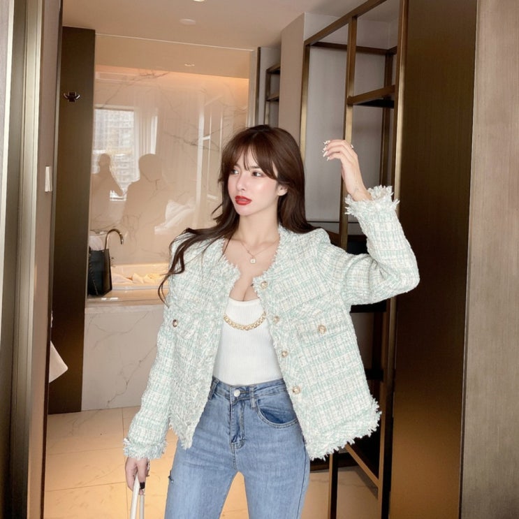 당신만 모르는 여성 트위드 자켓 트위트 봄 가을 천서진 심수련 펜트하우스 패션 세미오버 인스타 감성 추천해요 당신만 모르는 여성 트위드 자켓 트위트 봄 가을 천서진 심수련 펜트하우스 패션 세미오버 인스타 감성 추천해요