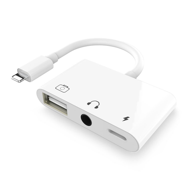 당신만 모르는 호후 3in1 아이폰 라이트닝 8핀 OTG 오디오 충전 USB 젠더 017, 화이트, 1개 좋아요 당신만 모르는 호후 3in1 아이폰 라이트닝 8핀 OTG 오디오 충전 USB 젠더 017, 화이트, 1개 좋아요
