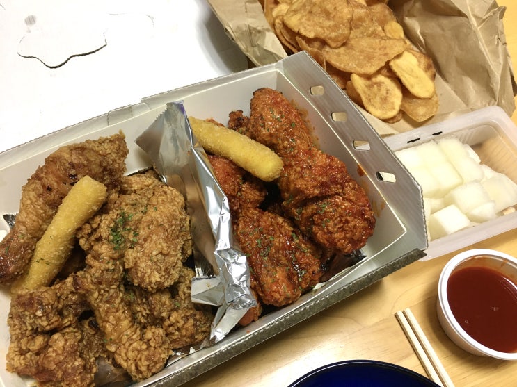 [대전 관평동 맛집] 튀기고 구운 티꾸닭이 맛있는 충만치킨!!