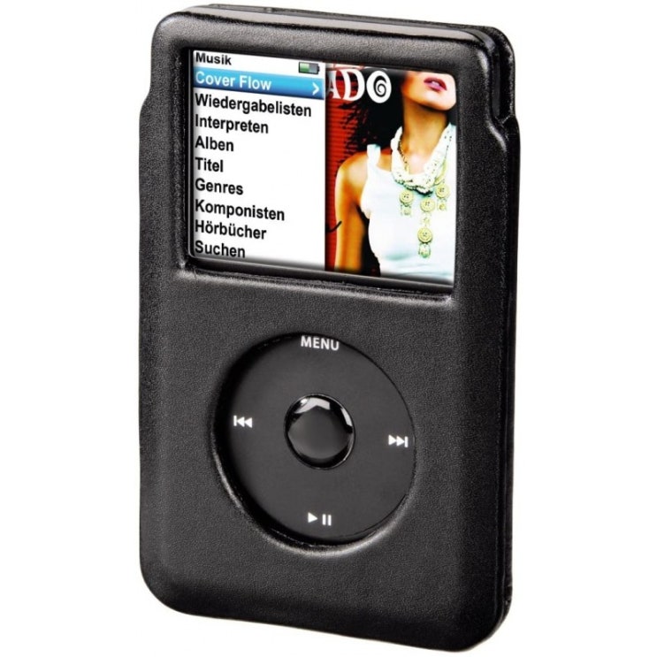 잘나가는 iPod Classic 80GB용 하마 가죽 하드케이스 - 검은색, 단일옵션, 단일옵션 ···