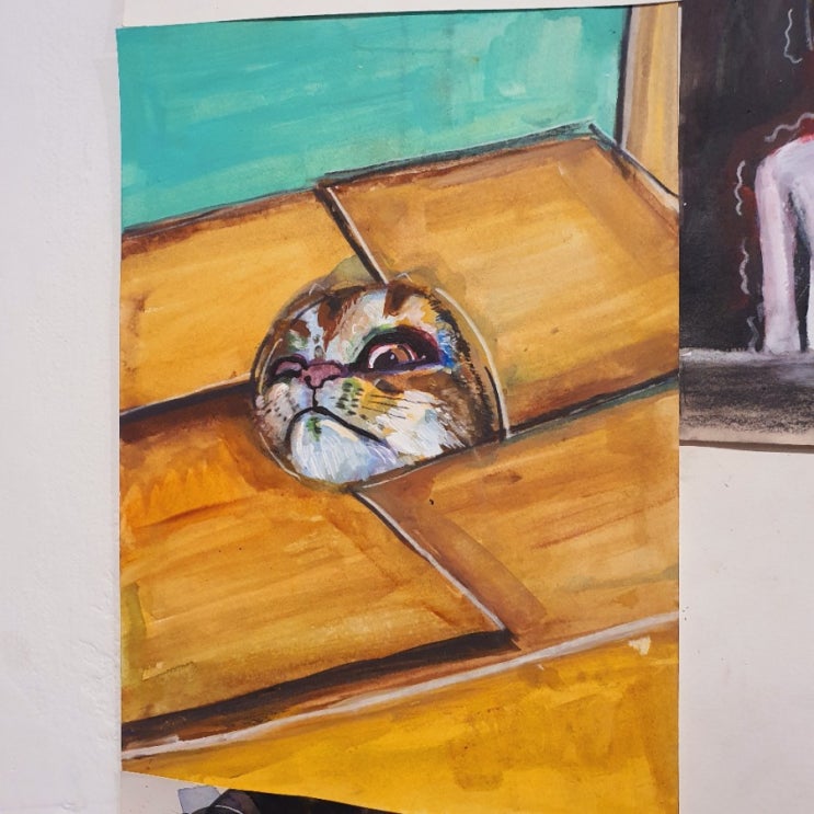  이모르 : 우울 전시 / 신촌 / 고양이그림